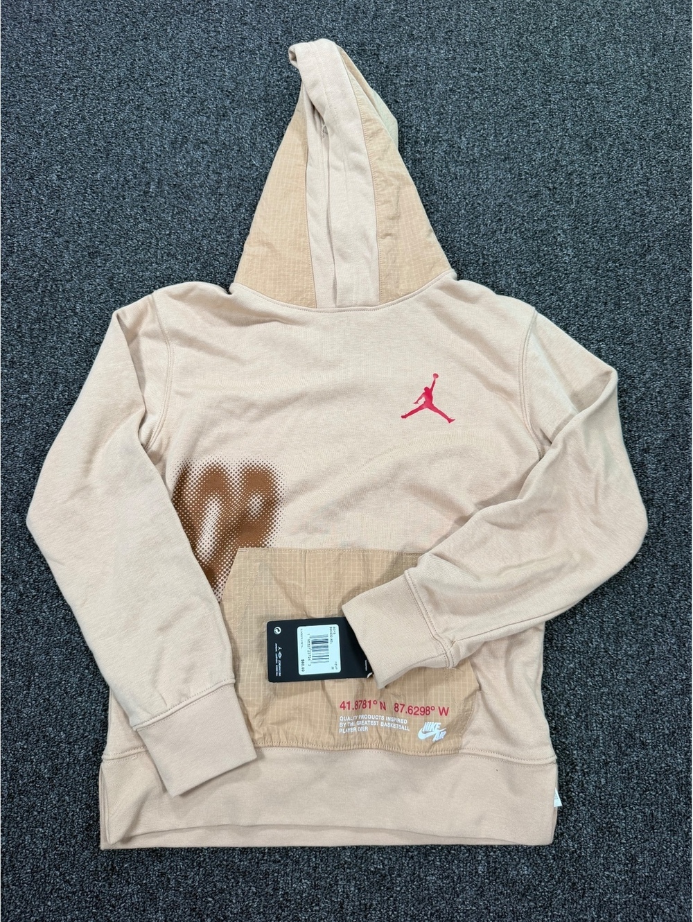NWT kids Jordan Boys' Pullover Hoodie Size M 10-12